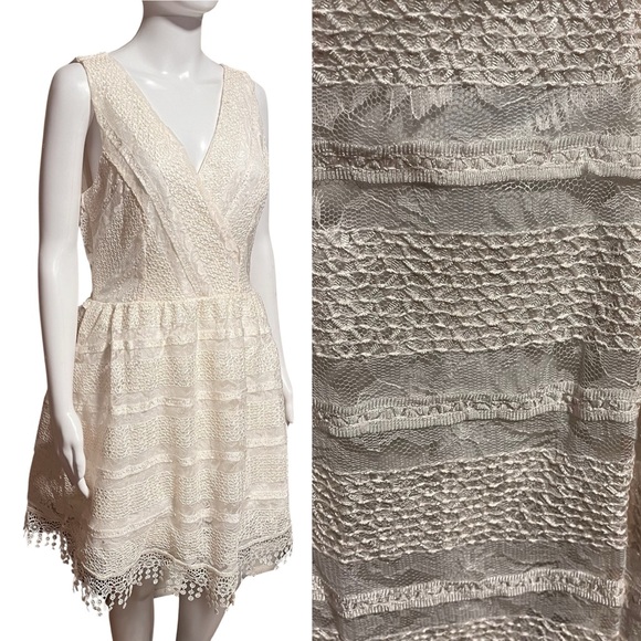 Just Me Lacy Dress - Picture 1 of 14